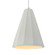 Tall Fluted 1-Light Pendant (254|CER-6607-MAT-CROM-WTCD-LED1-700)