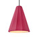 Tall Fluted 1-Light Pendant (254|CER-6607-CRSE-MBLK-RIGID)