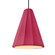 Tall Fluted 1-Light Pendant (254|CER-6607-CRSE-MBLK-BKCD-LED1-700)