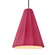 Tall Fluted LED 1-Light Pendant (254|CER-6607-CRSE-ABRS-BKCD-LED1-700)