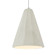 Tall Fluted 1-Light Pendant (254|CER-6607-CRK-CROM-WTCD)