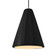 Tall Fluted 1-Light Pendant (254|CER-6607-CRB-CROM-BKCD-LED1-700)