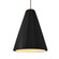 Tall Fluted 1-Light Pendant (254|CER-6607-CRB-ABRS-RIGID)