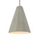 Tall Fluted 1-Light Pendant (254|CER-6607-CKC-NCKL-RIGID-LED1-700)