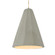 Tall Fluted 1-Light Pendant (254|CER-6607-CKC-NCKL-BEIG-TWST-LED1-700)