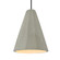 Tall Fluted 1-Light Pendant (254|CER-6607-CKC-MBLK-RIGID)