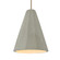 Tall Fluted 1-Light Pendant (254|CER-6607-CKC-ABRS-RIGID)