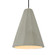 Tall Fluted 1-Light Pendant (254|CER-6607-CKC-ABRS-BKCD)
