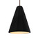 Tall Fluted 1-Light Pendant (254|CER-6607-BLK-DBRZ-RIGID-LED1-700)