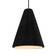 Tall Fluted 1-Light Pendant (254|CER-6607-BKMT-NCKL-BKCD)