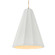 Tall Fluted 1-Light Pendant (254|CER-6607-BIS-ABRS-BEIG-TWST)