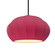 Oval Fluted 1-Light Pendant (254|CER-6605-CRSE-MBLK-RIGID-LED1-700)