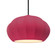Oval Fluted 1-Light Pendant (254|CER-6605-CRSE-MBLK-RIGID)