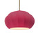Oval Fluted 1-Light Pendant (254|CER-6605-CRSE-ABRS-RIGID)
