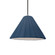 Short Fluted 1-Light Pendant (254|CER-6600-MDMT-NCKL-BKCD-LED1-700)