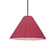 Short Fluted 1-Light Pendant (254|CER-6600-CRSE-NCKL-BKCD)