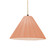 Short Fluted LED 1-Light Pendant (254|CER-6600-BSH-MBLK-BEIG-TWST-LED1-700)