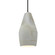 Tall Crease 1-Light Pendant (254|CER-6597-STOC-MBLK-BKCD-LED1-700)