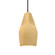 Tall Crease 1-Light Pendant (254|CER-6597-MYLW-MBLK-BKCD)
