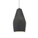 Tall Crease LED 1-Light Pendant (254|CER-6597-GRY-CROM-WTCD-LED1-700)