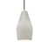 Tall Crease 1-Light Pendant (254|CER-6597-CRK-CROM-BKCD)