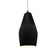 Tall Crease 1-Light Pendant (254|CER-6597-CRB-MBLK-WTCD-LED1-700)