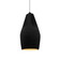 Tall Crease 1-Light Pendant (254|CER-6597-CBGD-NCKL-WTCD-LED1-700)