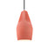 Tall Crease 1-Light Pendant (254|CER-6597-BSH-CROM-BKCD)