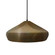 Large Crease 1-Light Pendant (254|CER-6595-SLTR-MBLK-BKCD-LED1-700)