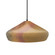 Large Crease 1-Light Pendant (254|CER-6595-SLHY-MBLK-BKCD)