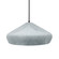 Large Crease 1-Light Pendant (254|CER-6595-CONC-MBLK-BKCD)