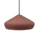 Large Crease 1-Light Pendant (254|CER-6595-CLAY-MBLK-BKCD-LED1-700)