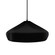 Large Crease 1-Light Pendant (254|CER-6595-BLK-MBLK-BKCD-LED1-700)