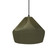 Small Crease 1-Light Pendant (254|CER-6590-MGRN-MBLK-BKCD-LED1-700)