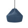 Small Crease 1-Light Pendant (254|CER-6590-MDMT-MBLK-BKCD)