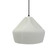 Small Crease 1-Light Pendant (254|CER-6590-MAT-MBLK-BKCD-LED1-700)