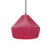 Small Crease 1-Light Pendant (254|CER-6590-CRSE-MBLK-BKCD-LED1-700)