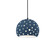 Small Globe 1-Light Pendant (254|CER-6580-MID-MBLK-BKCD-LED1-700)