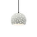 Small Globe 1-Light Pendant (254|CER-6580-MAT-MBLK-BKCD)