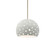 Small Globe 1-Light Pendant (254|CER-6580-MAT-ABRS-RIGID)