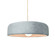 Medium Spire 1-Light Pendant (254|CER-6573-CONC-BRSS-BEIG-TWST)