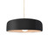 Medium Spire 1-Light Pendant (254|CER-6573-BLK-BRSS-BEIG-TWST-LED1-700)