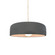 Small Spire 1-Light Pendant (254|CER-6571-GRY-NCKL-BEIG-TWST)