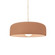 Small Spire 1-Light Pendant (254|CER-6571-ADOB-NCKL-BEIG-TWST)