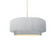 Small Tier Pleated 1-Light Pendant (254|CER-6550-WHT-NCKL-BEIG-TWST-LED1-700)