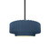Small Tier Pleated 1-Light Pendant (254|CER-6550-MID-MBLK-RIGID-LED1-700)