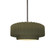 Small Tier Pleated 1-Light Pendant (254|CER-6550-MGRN-NCKL-RIGID-LED1-700)