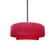 Small Tier Pleated 1-Light Pendant (254|CER-6550-CRSE-NCKL-RIGID)