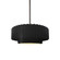 Small Tier Pleated 1-Light Pendant (254|CER-6550-CRB-NCKL-RIGID-LED1-700)