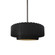 Small Tier Pleated 1-Light Pendant (254|CER-6550-CBGD-NCKL-RIGID-LED1-700)